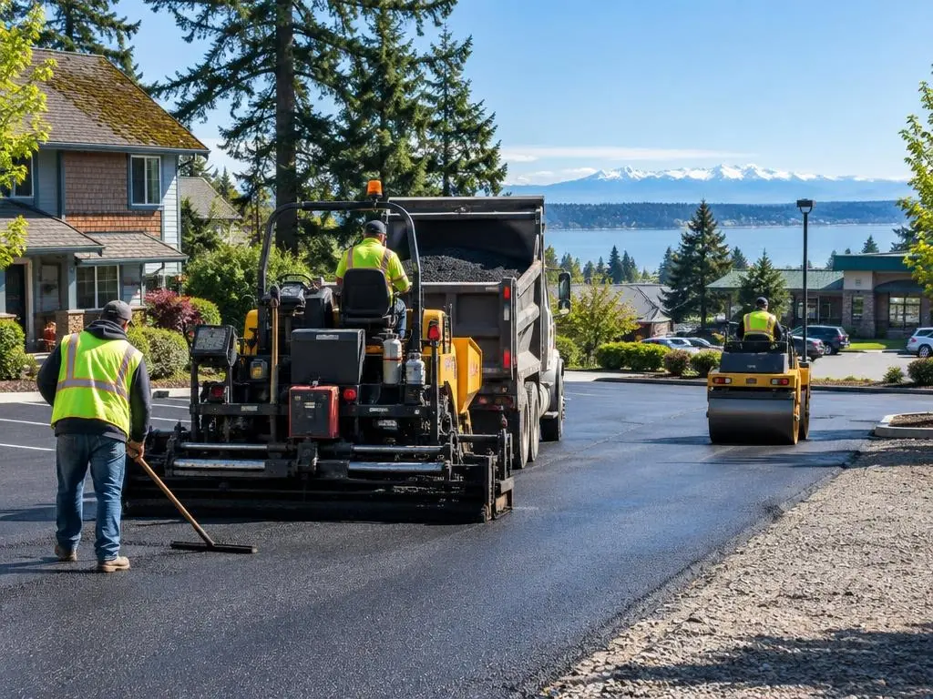 Parking Lot Paving in Olympia, WA